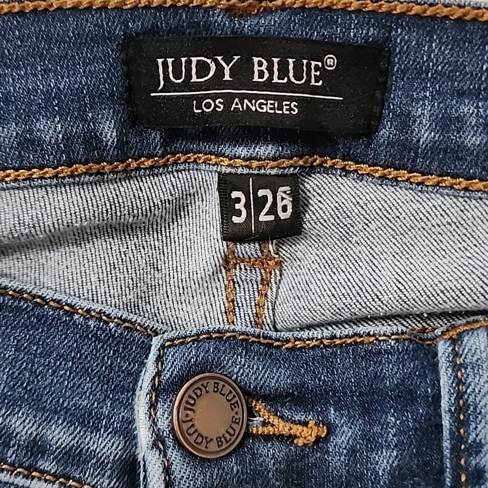 Judy Blue Boyfriend Fit Jeans Distressed Size 26 - Picture 8 of 10